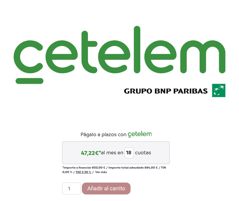 Cetelem Payments — Plugin WooCommerce y Módulo PrestaShop