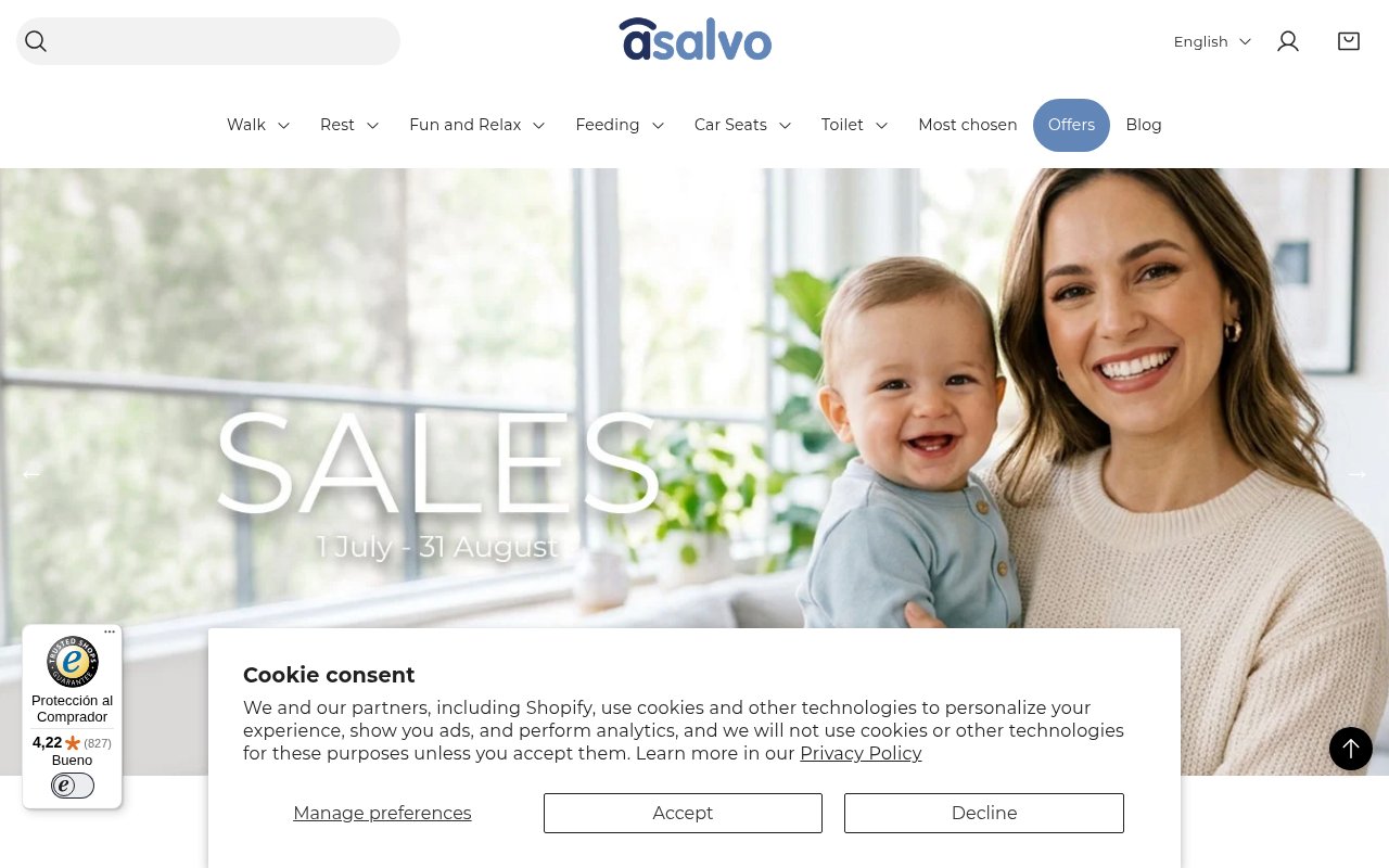 Asalvo — Desarrollo estructural y theme PrestaShop