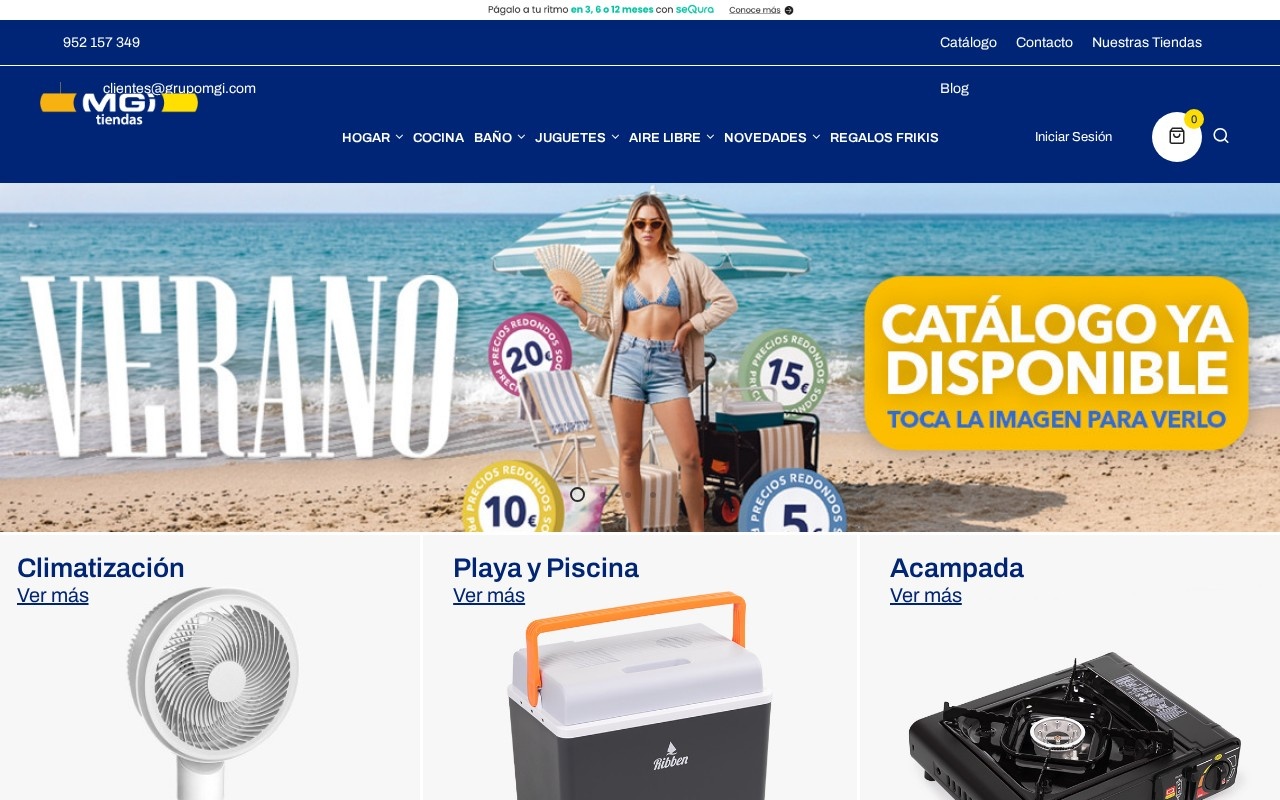 Tiendas MGI — E-commerce con integración ERP